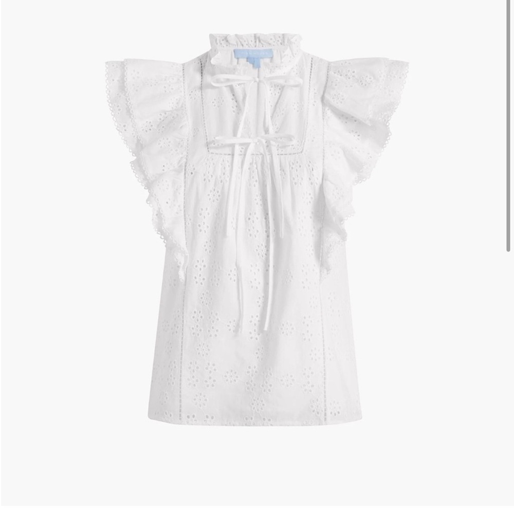NWT Hillhouse Eyelet Lettie Top